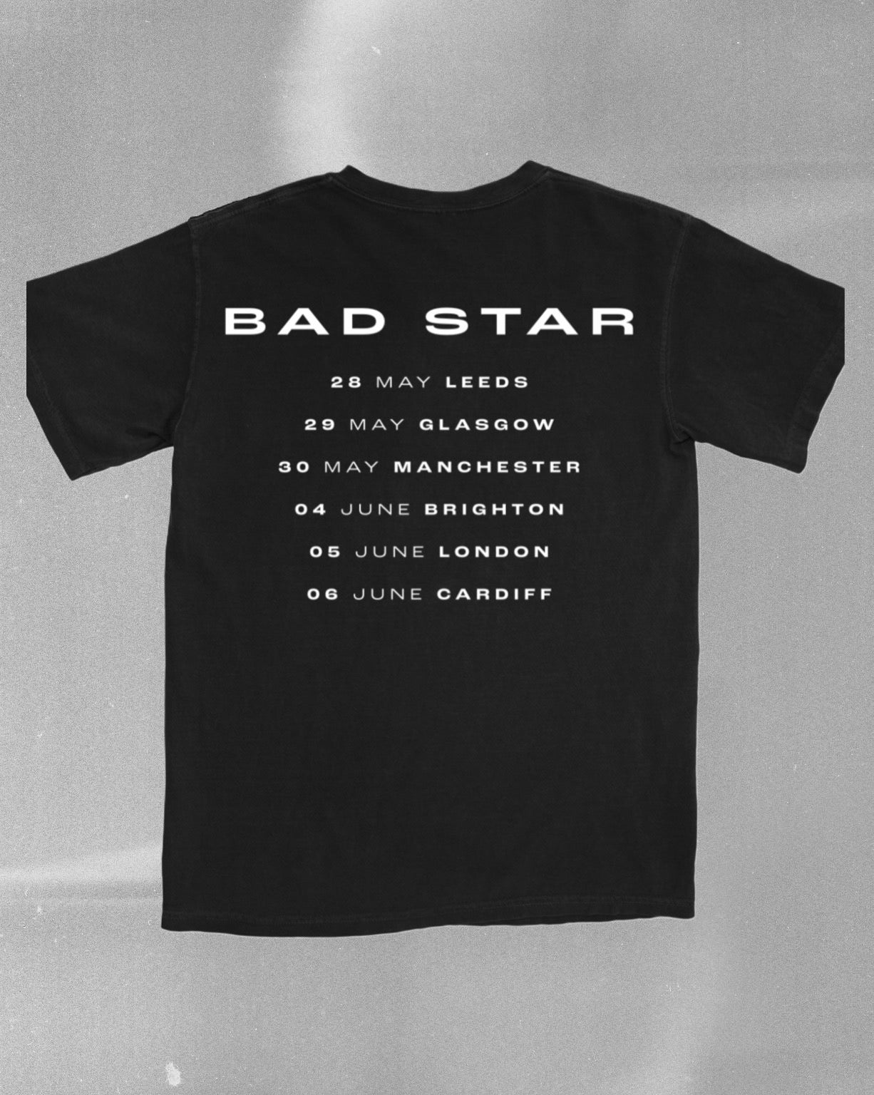 BAD STAR UK TOUR TEE